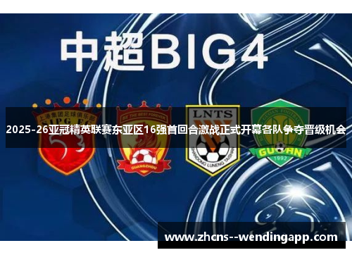 2025-26亚冠精英联赛东亚区16强首回合激战正式开幕各队争夺晋级机会 2025-26亚冠精英联赛东亚区16强首回合激战正式开幕各队争夺晋级机会